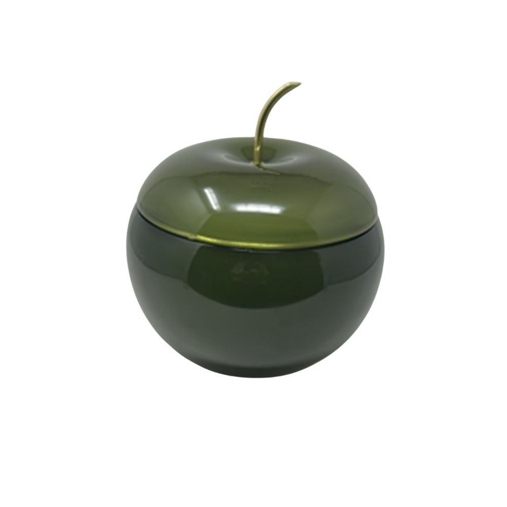 RESIN APPLE BOX - OLIVE GREEN