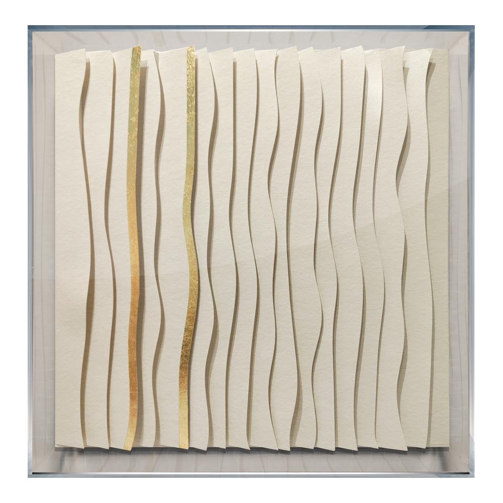 WAVES 020C - WHITE - ACRYLIC BOX