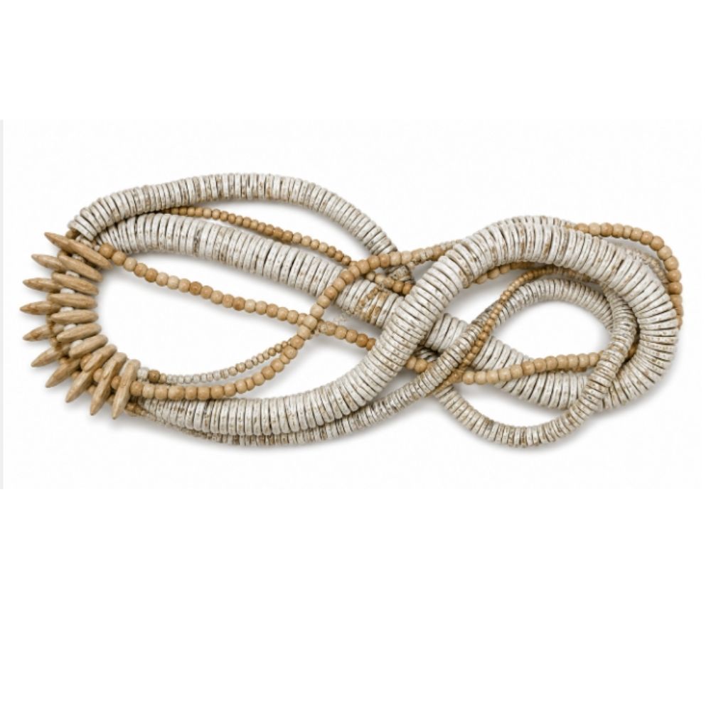 AUSTRIA NECKLACE - 47IN / BEGE MESCLADO