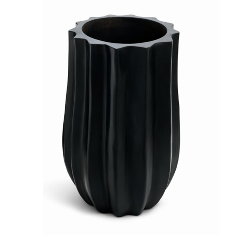 INDO - CARVED SCALLOP PLANTER