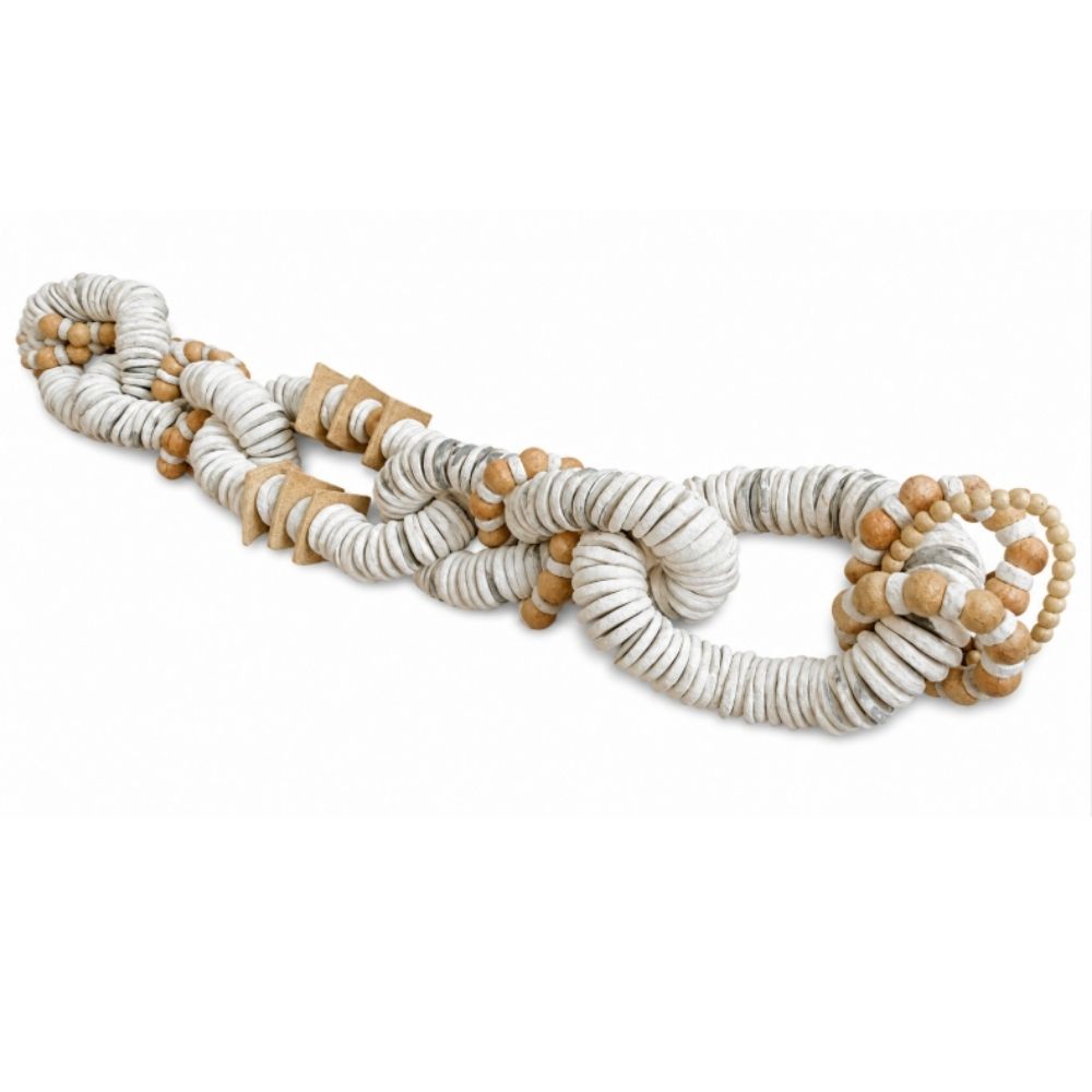 GRECIA NECKLACE - 47IN / WHITE