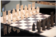 CHESS LEATHER GAME