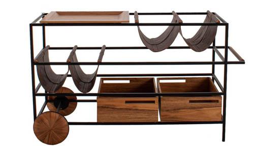 HALL BAR CART