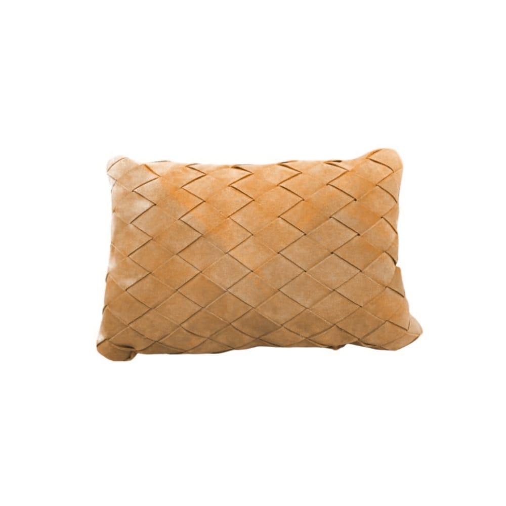 BAG WOOVEN SUEDE PILLOW