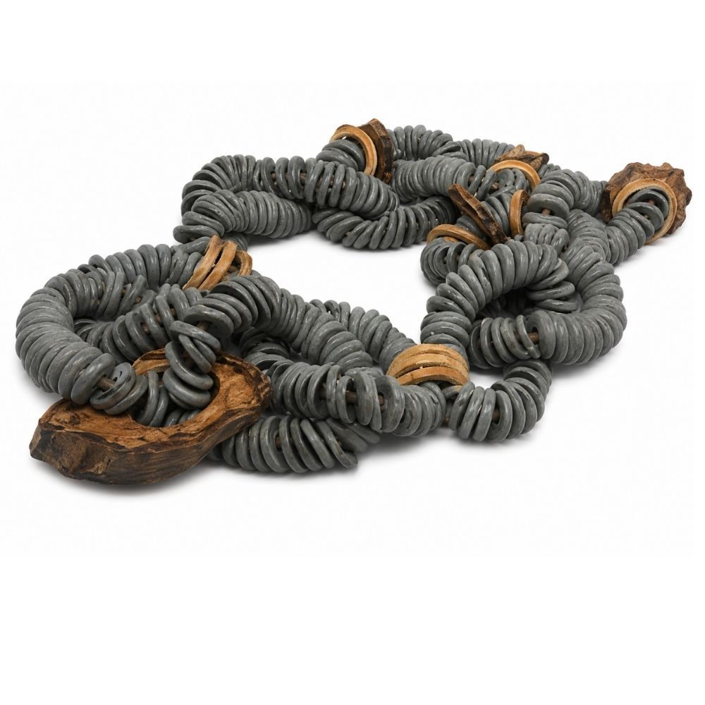 COFFEE TREE NECKLACE / LIGHT GRAY