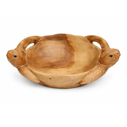 INDO - DOUBLE TURTLE BOWL