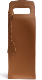 LEATHER CHAMPAGNE BAG - MONTANA HAVANNA / LOGO