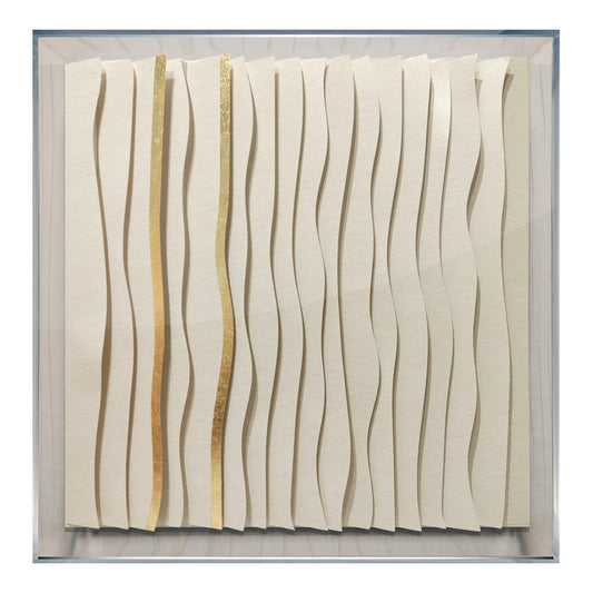 WAVES 020C - WHITE - ACRYLIC BOX