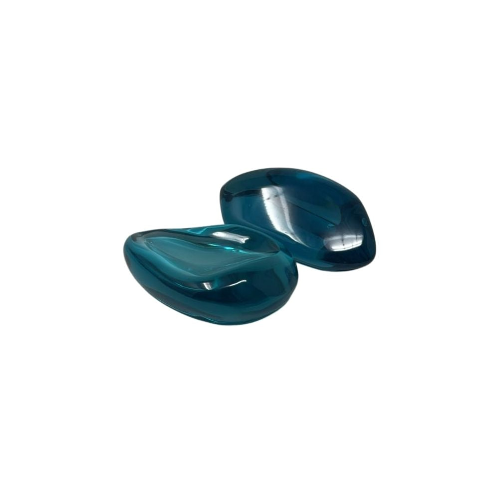 RESIN PEDRA PAPER WEIGH - SET OF 02