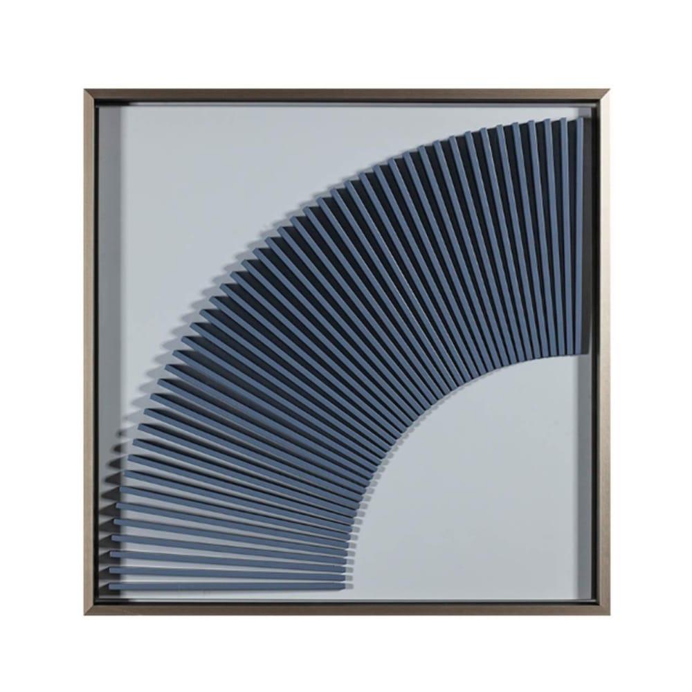 MOSAICO A MDF SCULPTURE / ALUMINUM FRAME /  23.6 X 3.7  X 23.6