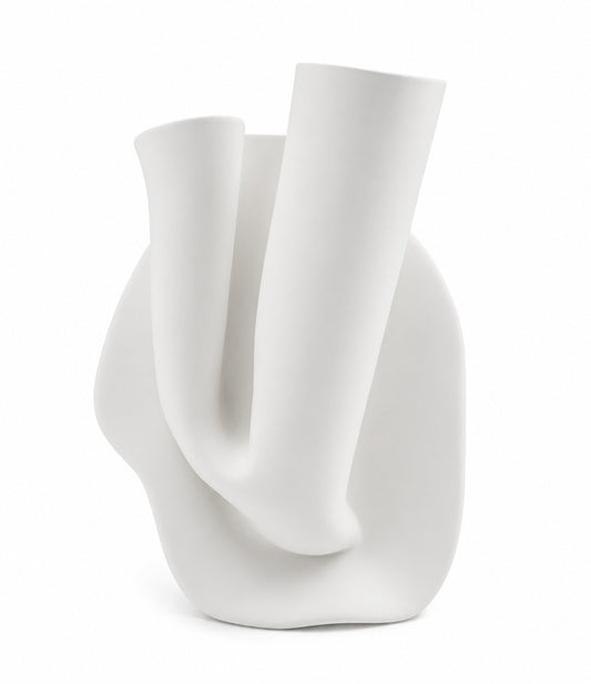 SL - PETALS TABLE SCULPTURE 1746 - WHITE MATTE LACQUER