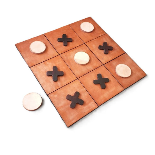 WT - TIC TAC TOE LEATHER GAME