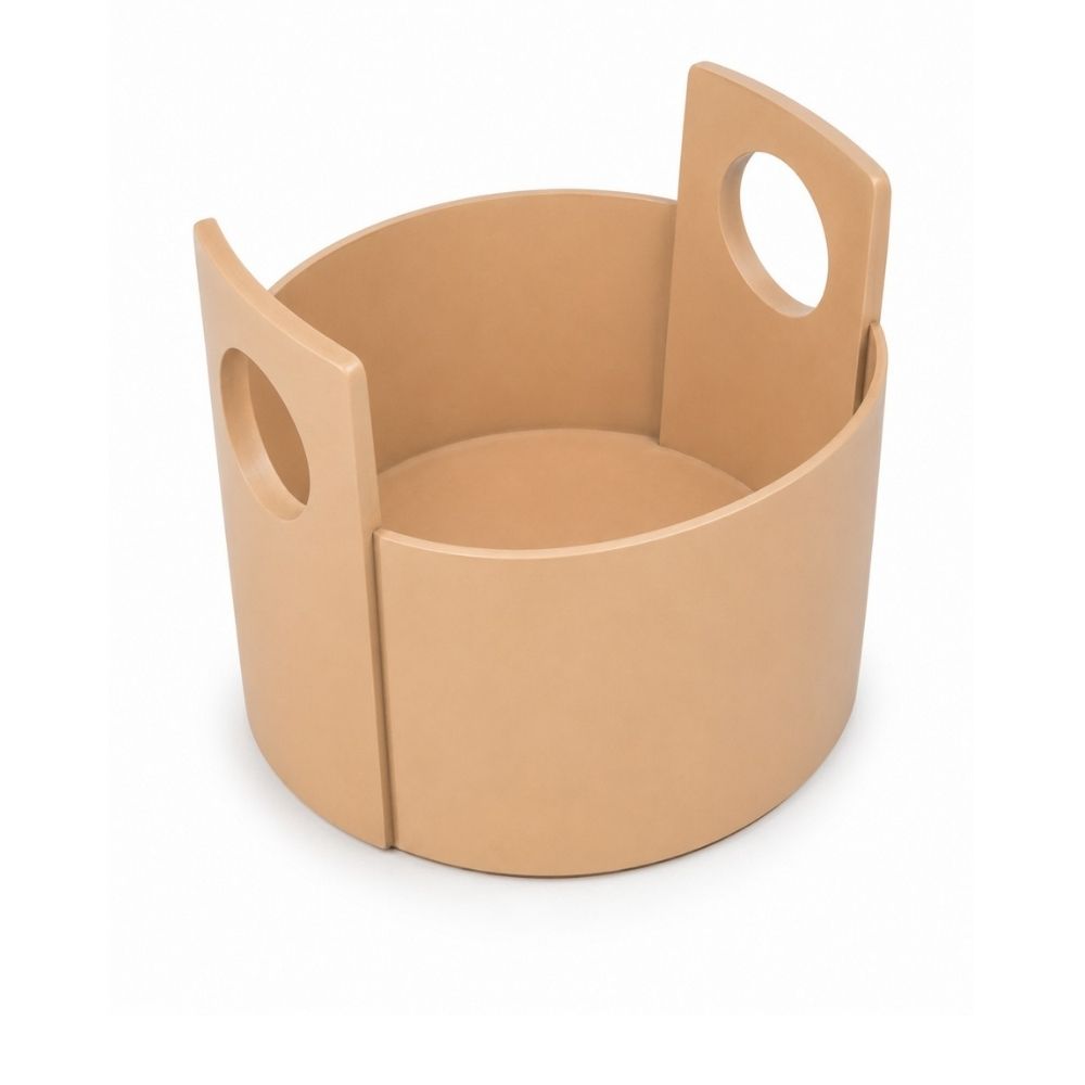 WT - BAUHAUS LEATHER BASKET