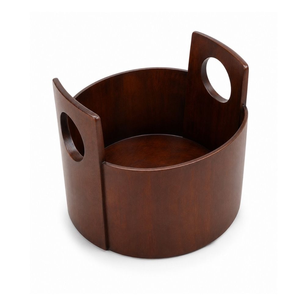 WT - BAUHAUS LEATHER BASKET