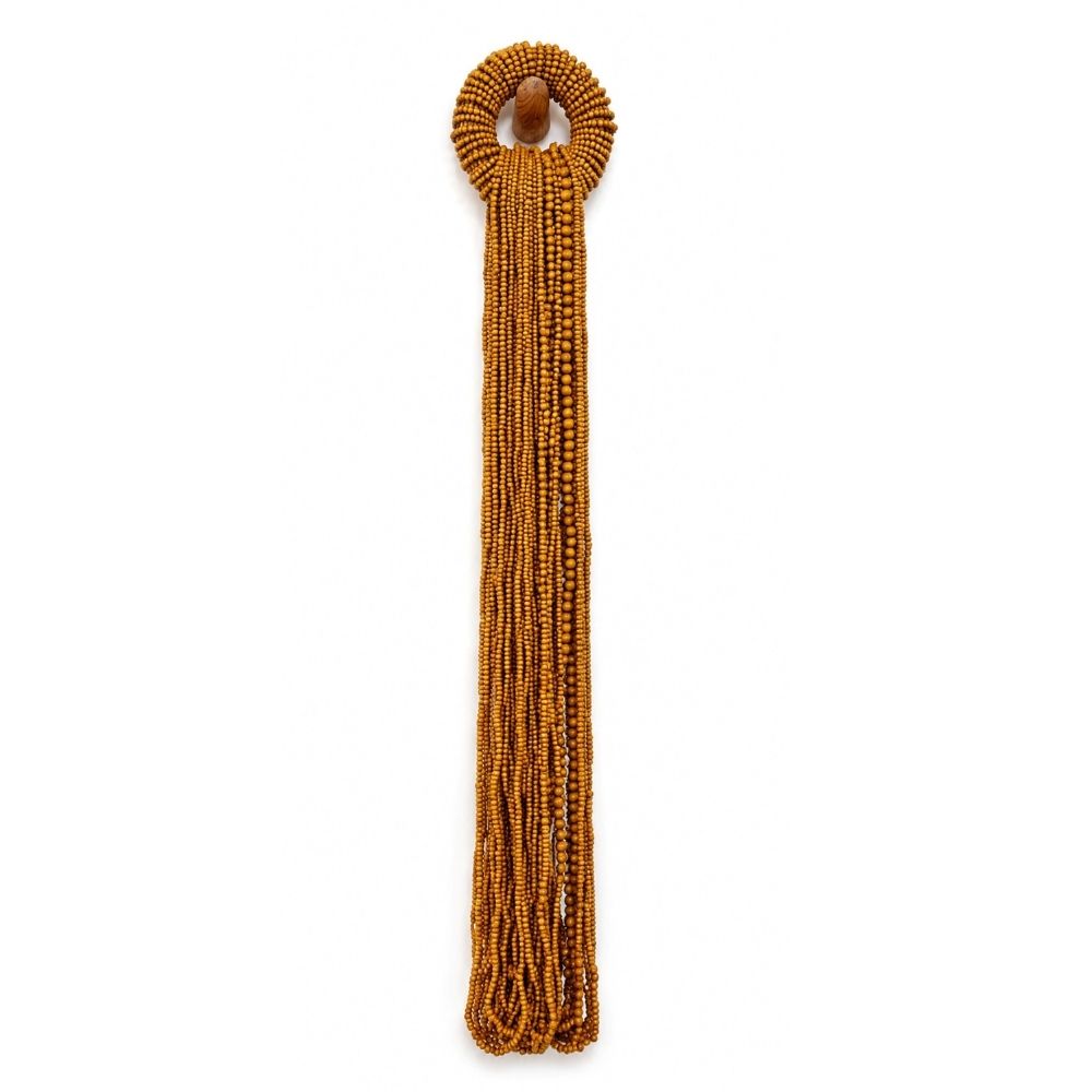 M5 - BEADED WOOD NECKLACE