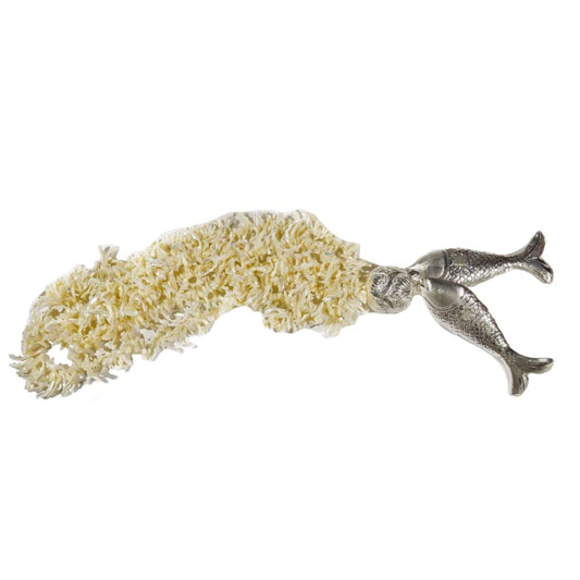 MOTHER OF PEARL 2 FISH NECKLACE