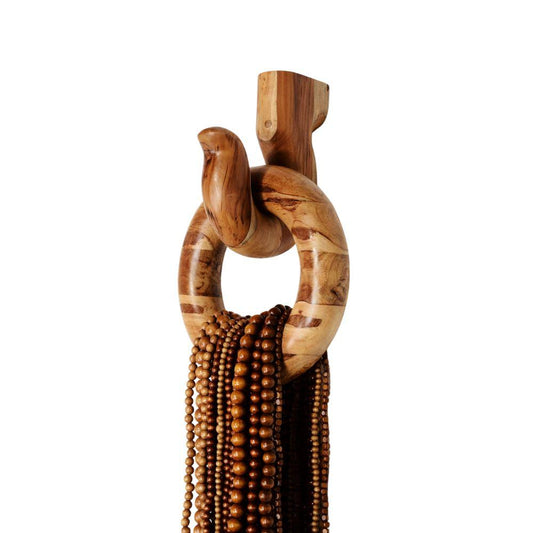 TECA WOOD BEADS NECKLACE