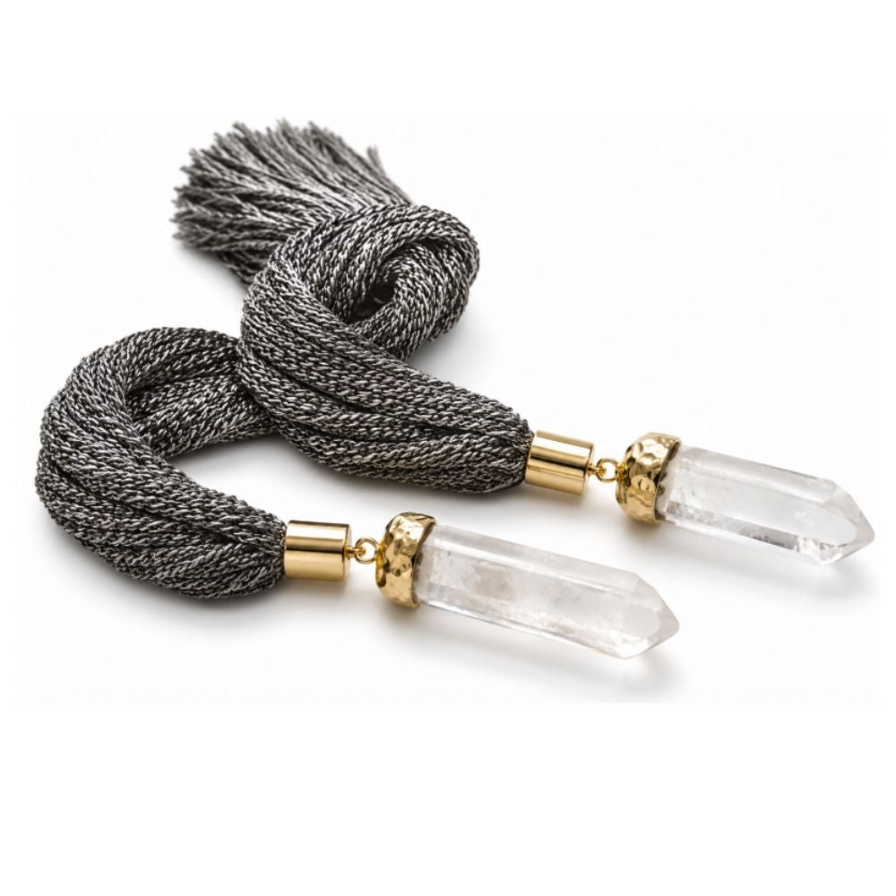 NY - CLEAR QUARTZ NECKLACE
