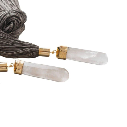 CLEAR QUARTZ NECKLACE