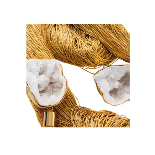 WHITE GEODE NECKLACE