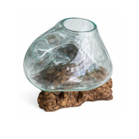 INDO  - GLASS VASE ON DRIFT