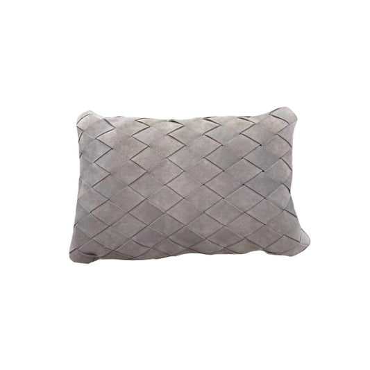 BAG WOOVEN SUEDE PILLOW