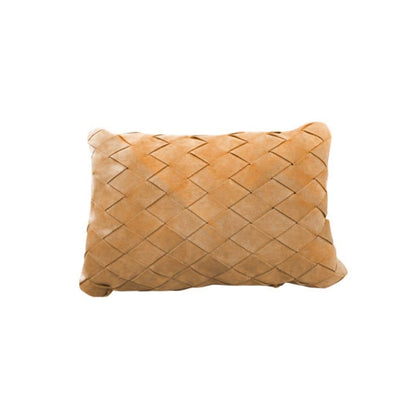 BAG WOOVEN SUEDE PILLOW