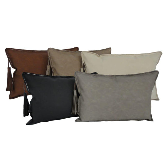 SCHUTZ LEATHER PILLOW