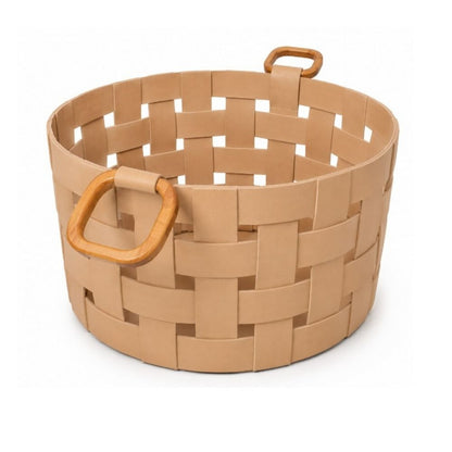 WT - TRAMADO LEATHER BASKET