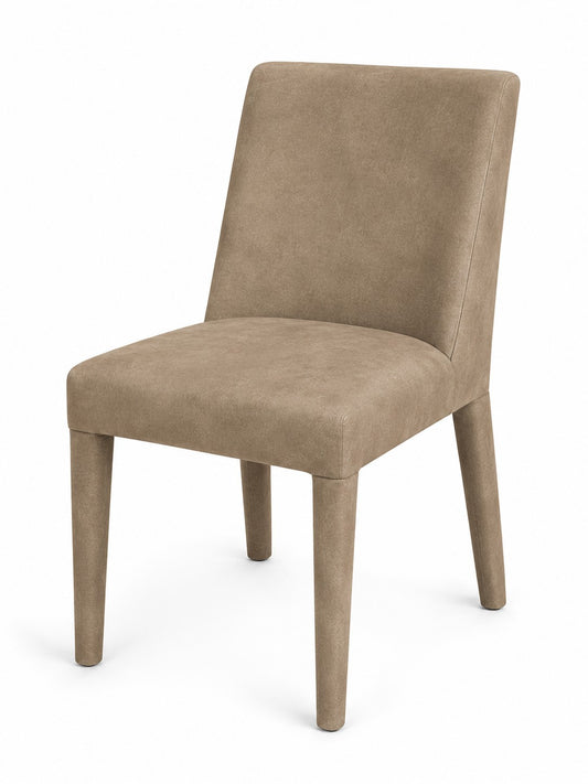 BIARRITZ DINING SIDE CHAIR / G1 PUGLIA TOFFEE / UPSHOLTERED LEGS