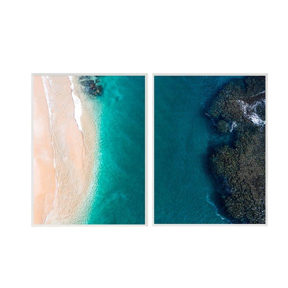 AEREAS SERIES TAIPUS DE FORA A PRINT ON GLASS - DISCONTINUED / ALUMINUM FRAME /  37 X 48