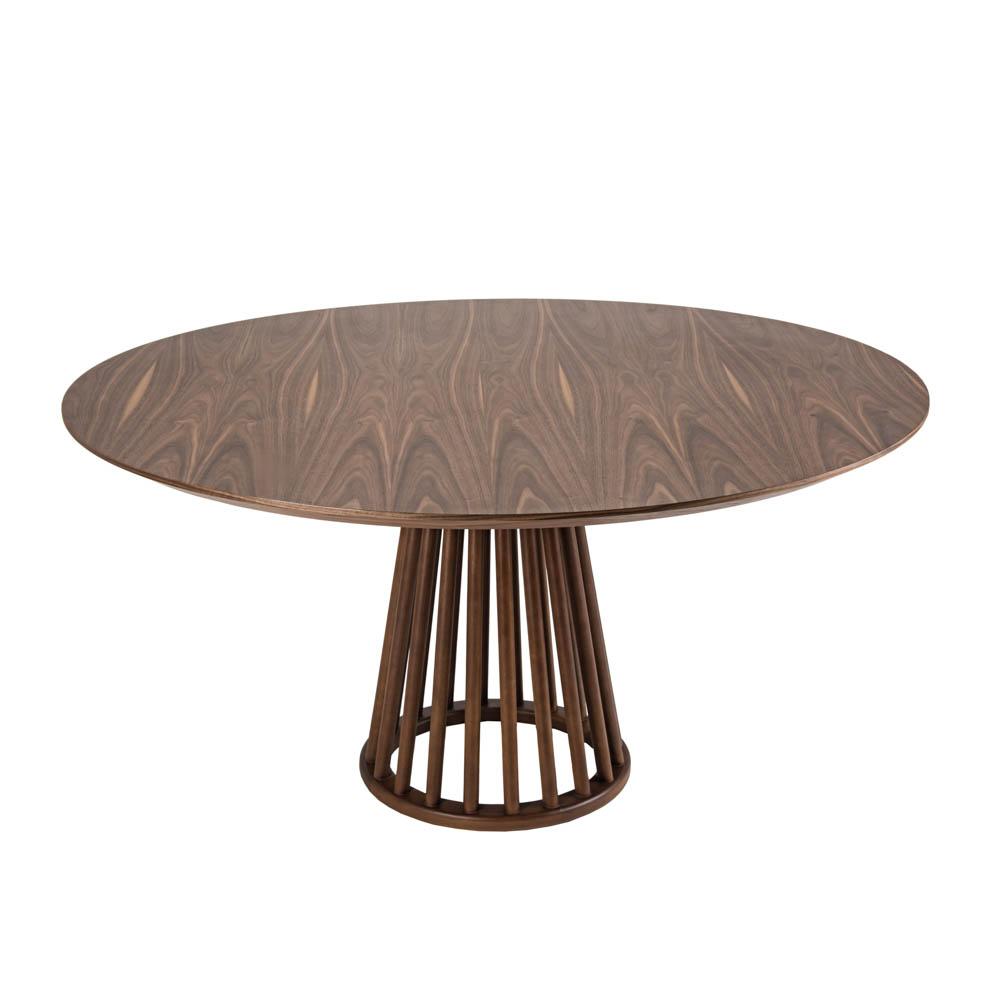 CALEIDOSCOPIO ROUND DINING TABLE - TO ORDER / LACQUER OR WOOD BASE