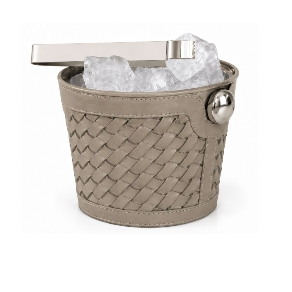 LEATHER ICE BUCKET / KAKHI