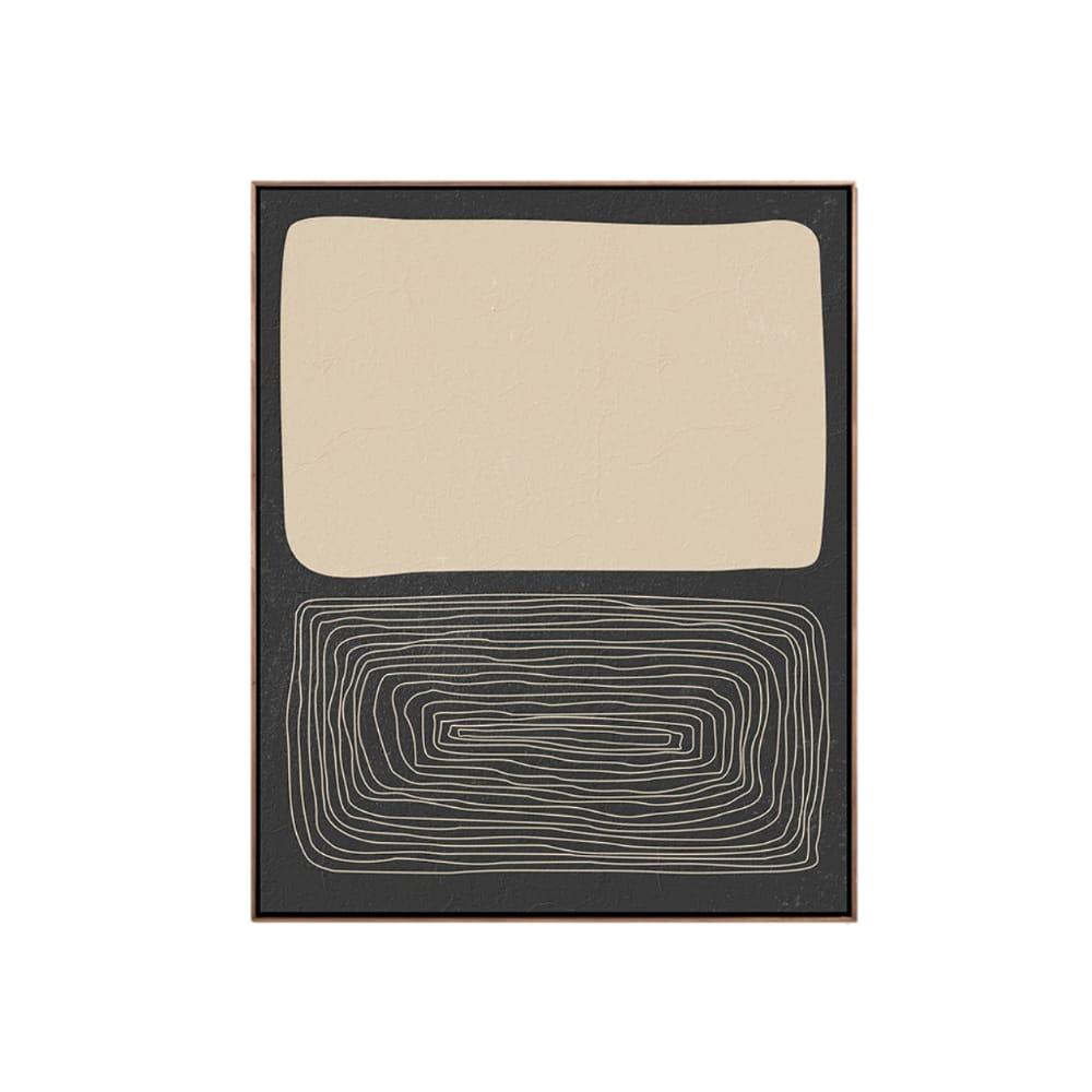BOHO 50B PRINT ON CANVAS / WOOD FRAME /  53 X 63