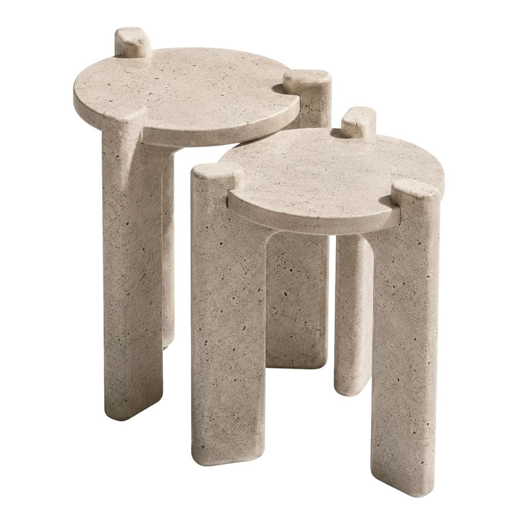 ESPLANADA SIDE TABLE HIGH - TO ORDER / CONCRETE TOP AND BASE