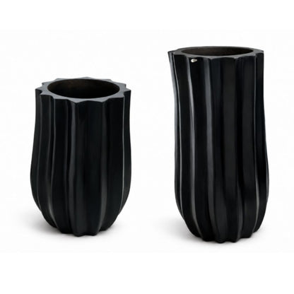 INDO - CARVED SCALLOP PLANTER
